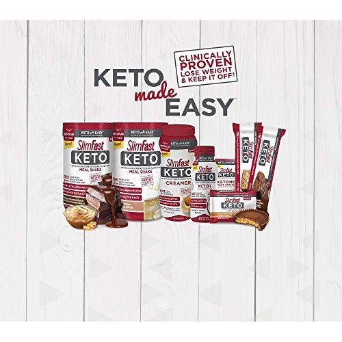Slimfast Keto Meal Replacement Powder Fudge Brownie Batter Canis