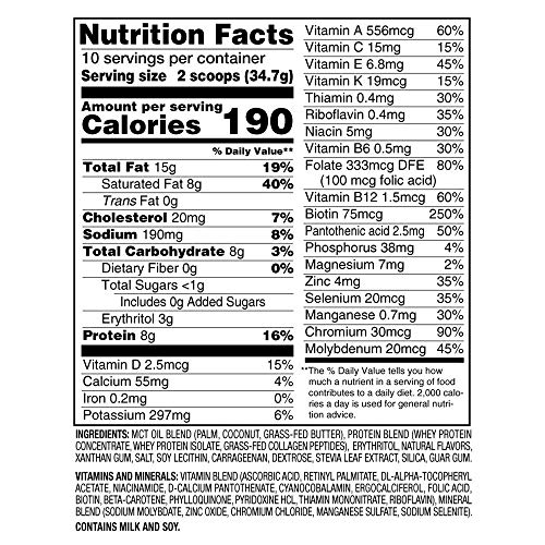 Slimfast Keto Meal Replacement Shake Powder - Vanilla Cake Batte