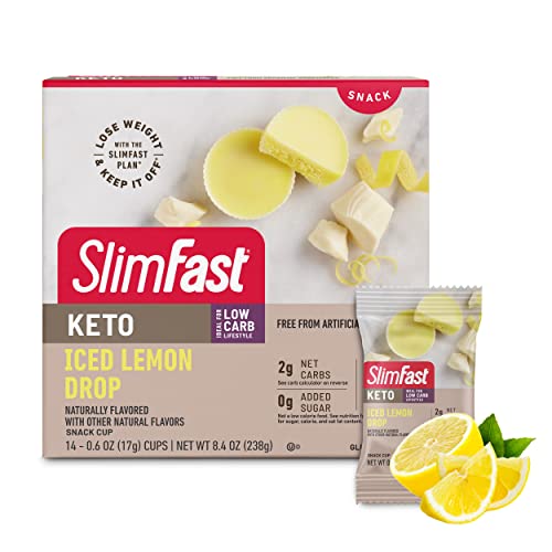 SlimFast Low Carb Snacks, Keto Friendly for Weight Loss with 0g ...