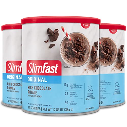 SlimFast Meal Replacement Powder, Original Rich Chocolate Royale...