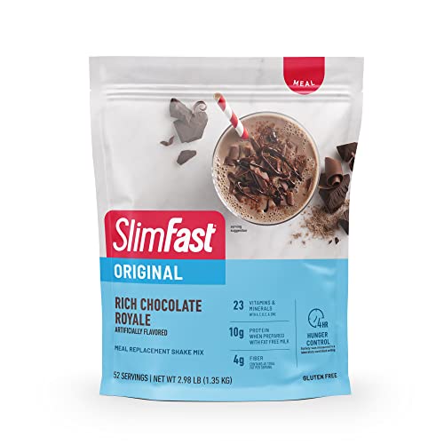 SlimFast Meal Replacement Powder, Original Rich Chocolate Royale...