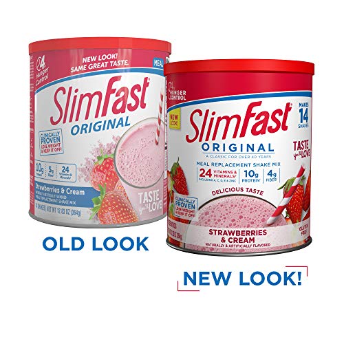 Slimfast Original Strawberries &Amp; Cream Meal Replacement Shake Mi