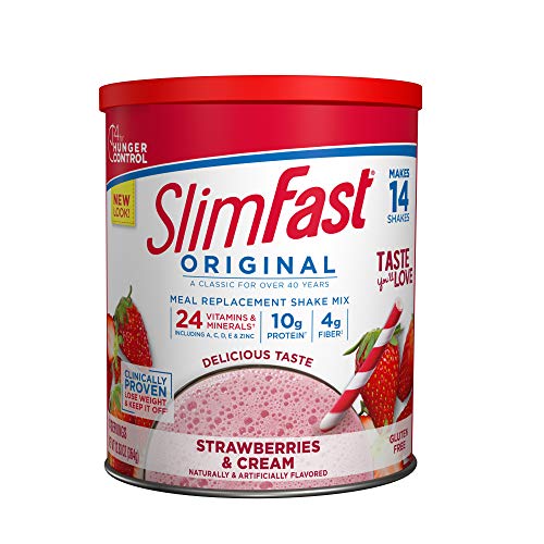 Slimfast Original Strawberries &Amp; Cream Meal Replacement Shake Mi