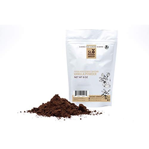 Slofoodgroup Tahitian Vanilla Bean Powder, Whole Ground Tahitian