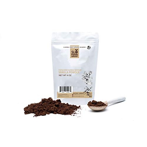 Slofoodgroup Tahitian Vanilla Bean Powder, Whole Ground Tahitian