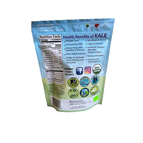 Savory Organic Kale Chips | Vegan, Gluten Free | 6 Bags