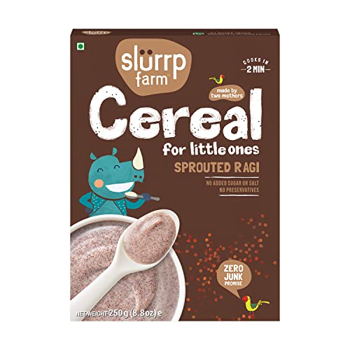 Slurrp Farm Sprouted Ragi Powder | Instant Healthy Wholesome Foo...