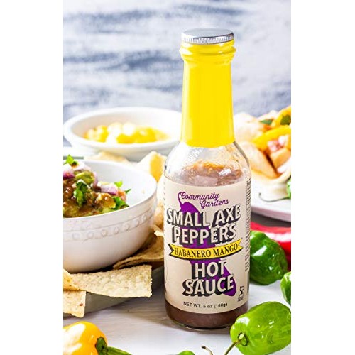 Small Axe Peppers Habanero Mango Hot Sauce, 5 Oz- All Natural, K