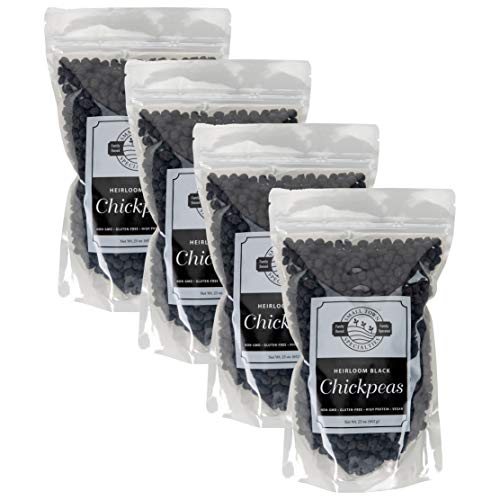 Heirloom Black Chickpeas- 23 Oz