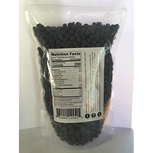 Heirloom Black Chickpeas- 23 Oz