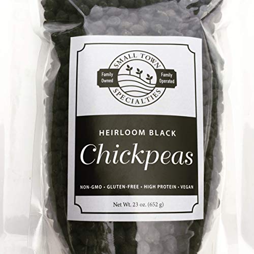 Heirloom Black Chickpeas- 23 Oz
