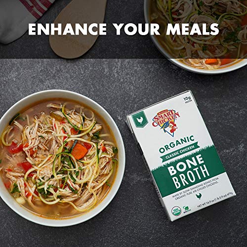 Smart Chicken Organic Chicken Broth Classic, 16.9 Ounce Pack O