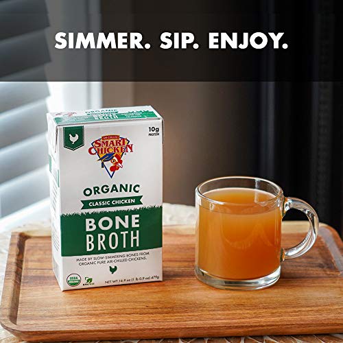 Smart Chicken Organic Chicken Broth Classic, 16.9 Ounce Pack O