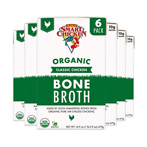 Smart Chicken Organic Chicken Broth Classic, 16.9 Ounce Pack O