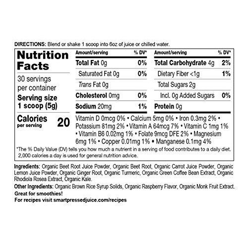 Smart Pressed Juice Revive Beets &Amp; Roots | Healthy Pre-Workout S