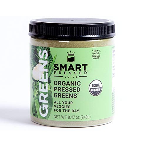 Smart Pressed Organic Greens Superfoods Juice Powder Single Serv