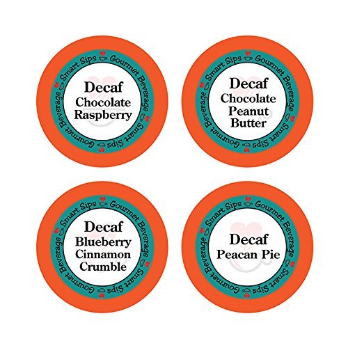 Decaffeinated Flavored Coffee Variety Sampler Pack, Keurig K-Cup