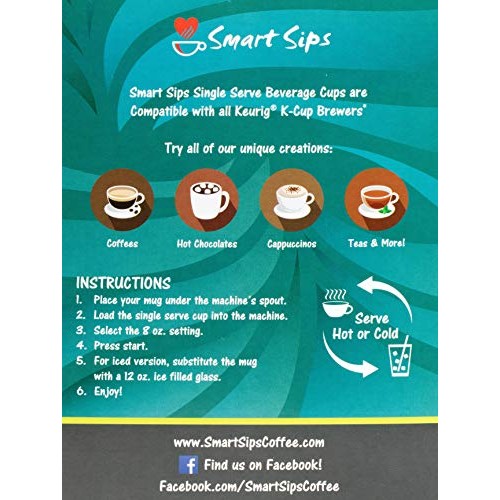 Smart Sips, Banana Cream Coffee, 24 Count Single Serve Cups For