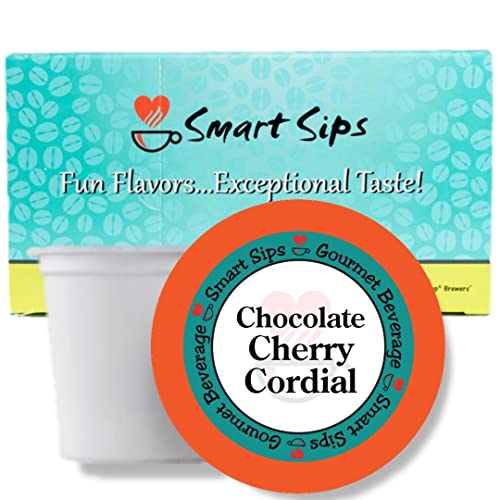 Smart Sips, Chocolate Cherry Cordial Coffee, 24 Count Compatible