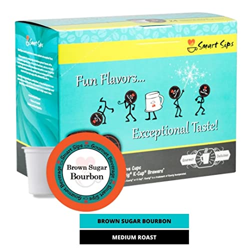 Smart Sips Coffee, Brown Sugar Bourbon Coffee, Medium Roast Gour...