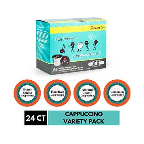 Smart Sips, Gourmet Flavored Cappuccino Variety Sampler Pack - C