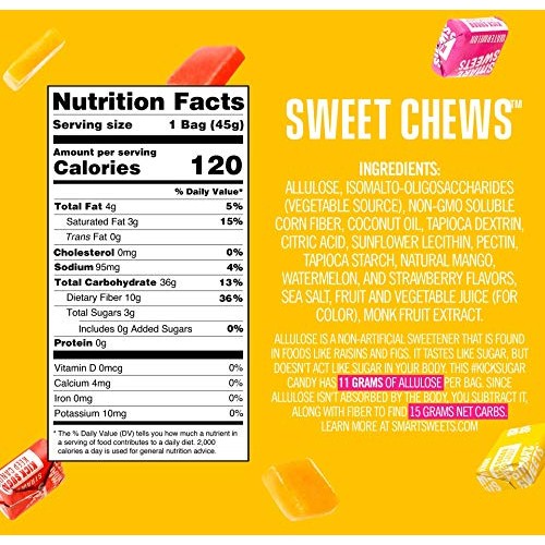 Smart Sweets Smart Chews New 2020 Better Than Starburst Plant Ba