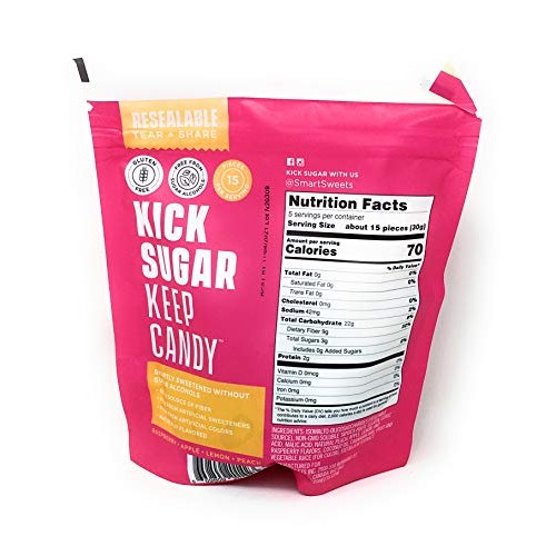 Smart Sweets Fruity Gummy Bears, 5.3 Oz