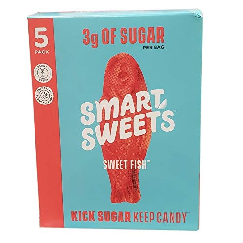 Smart Sweets Sweet Fish Candy 5 X 1.8 Oztotal Net Wt 9 Oz,