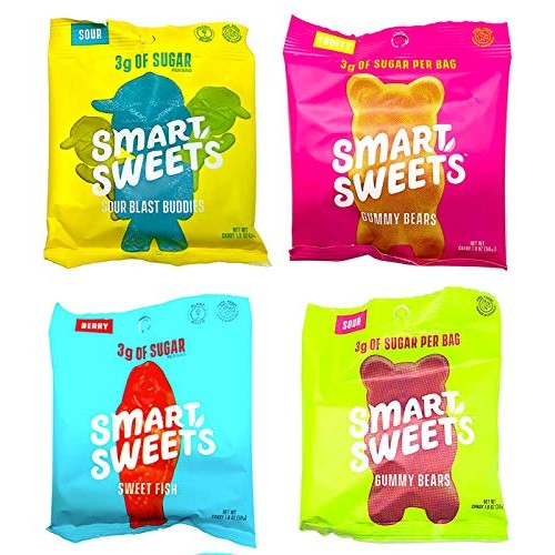 Smartsweets Fruity Gummy Bears, Sour Gummy Bears, Sweet Fish, So