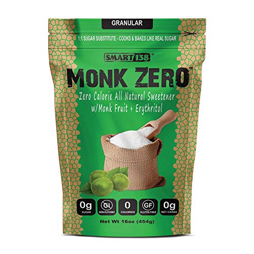 Monk Zero - Monk Fruit Sweetener, Non-Glycemic, Keto Approved, Z