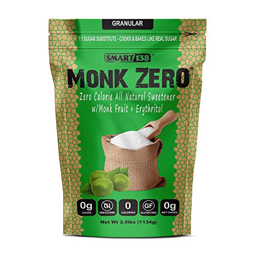 Monk Zero - Monk Fruit Sweetener, Non-Glycemic, Keto Approved, Z