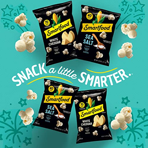 Smartfood Popcorn Variety Pack, 0.5 Ounce Pack Of 40