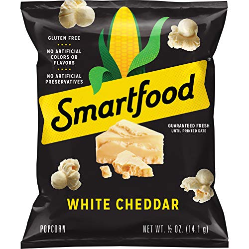 Smartfood Popcorn, White Cheddar, 0.625Oz Bags 10 Pack