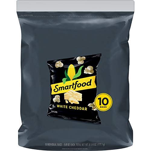 Smartfood Popcorn, White Cheddar, 0.625Oz Bags 10 Pack