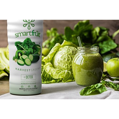 Smartfruit Harvest Greens + Detox, 100% Real Fruit Purée Smooth