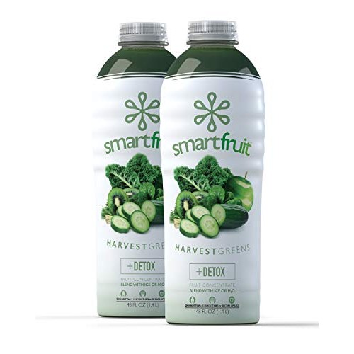 Smartfruit Harvest Greens + Detox, 100% Real Fruit Purée Smooth