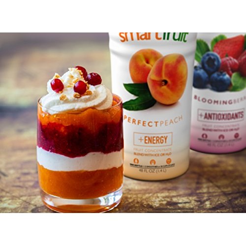 Smartfruit Perfect Peach + Energy, 100% Real Fruit Purée, Non-Gm
