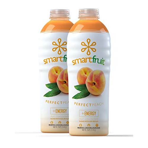 Smartfruit Perfect Peach + Energy, 100% Real Fruit Purée, Non-Gm