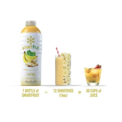 Smartfruit Sunny Banana, 100% Real Fruit Smoothie Mix, No Added