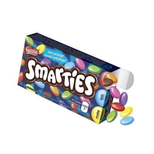 48 Boxes Nestle Smarties Candy Covered Chocolates From Canada
