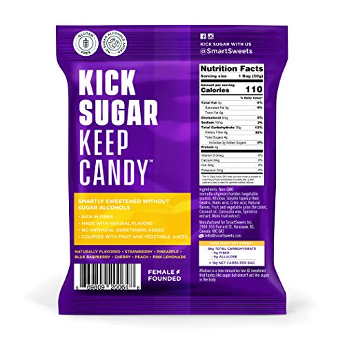 New Smartsweets Gummy Worms, Candy With Low Sugar 4G, Low Calo