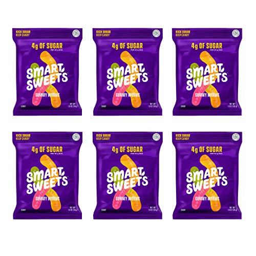 New Smartsweets Gummy Worms, Candy With Low Sugar 4G, Low Calo