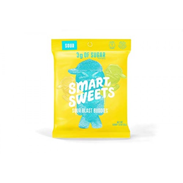 SmartSweets Assortment Pack - Sour Gummy Bears, Berry Sweet Fish...