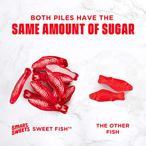 Smartsweets Sweetfish 1.8 Ounce Bags 12 Count, Candy With Low-