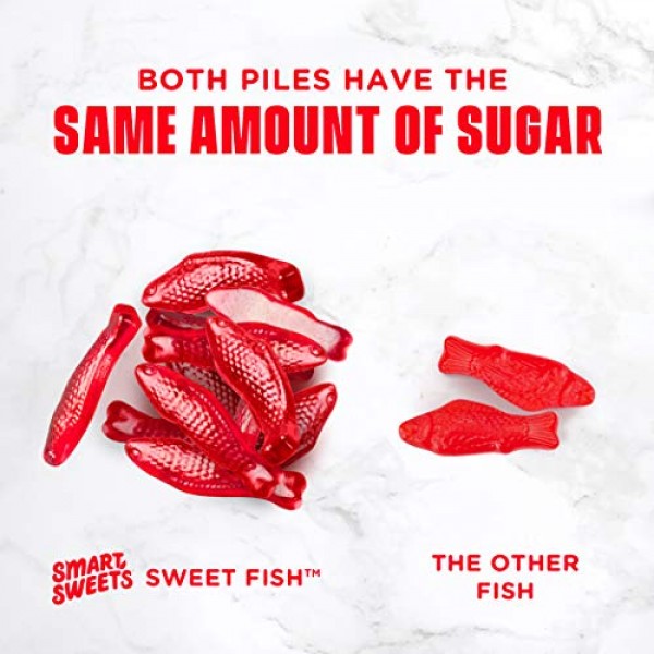 SmartSweets Sweetfish 1.8 Ounce Bags 12 Count, Candy With Low-...