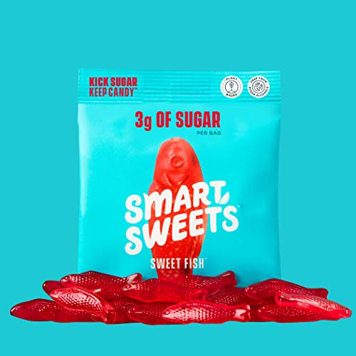 Smartsweets Sweetfish 1.8 Ounce Bags 12 Count, Candy With Low-
