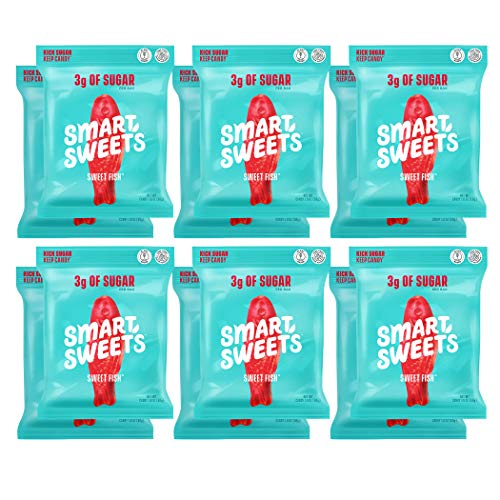 Smartsweets Sweetfish 1.8 Ounce Bags 12 Count, Candy With Low-