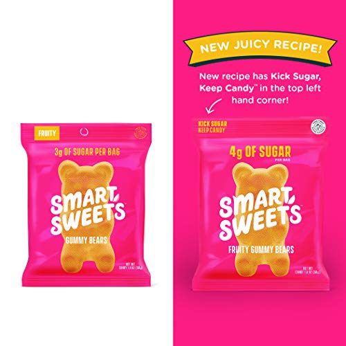 Smartsweets Fruity Gummy Bears, Candy With Low Sugar 4G, Low C