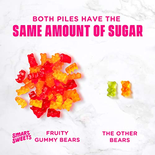 Smartsweets Fruity Gummy Bears, Candy With Low Sugar 4G, Low C