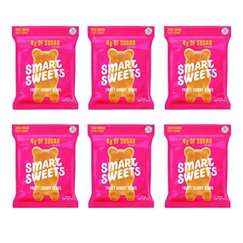 Smartsweets Fruity Gummy Bears, Candy With Low Sugar 4G, Low C